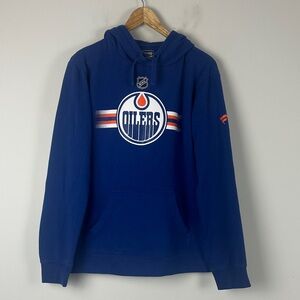 Edmonton Oilers NHL Fanatics Blue NHL Graphic Hoodie - Size Medium